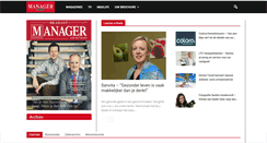 Desktop Screenshot of managermagazines.be